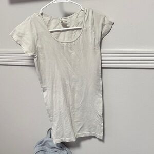 Elegant White Short Sleeve Women's Tee